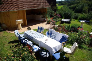 Gartenanlage 1000m² - Blumen, Beeren, Obstbäume               